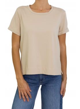 t shirt a manica corta tinta unita 
